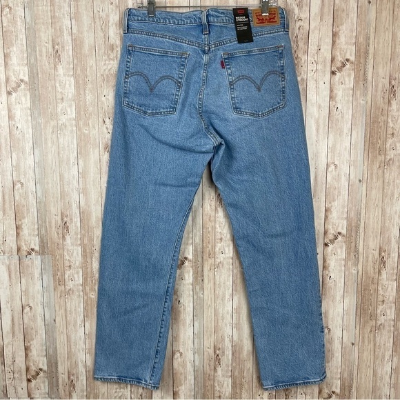 Levi’s Wedgie Straight Fit Denim Jeans Size 31 x 28 Women IRREGULAR - Picture 5 of 14